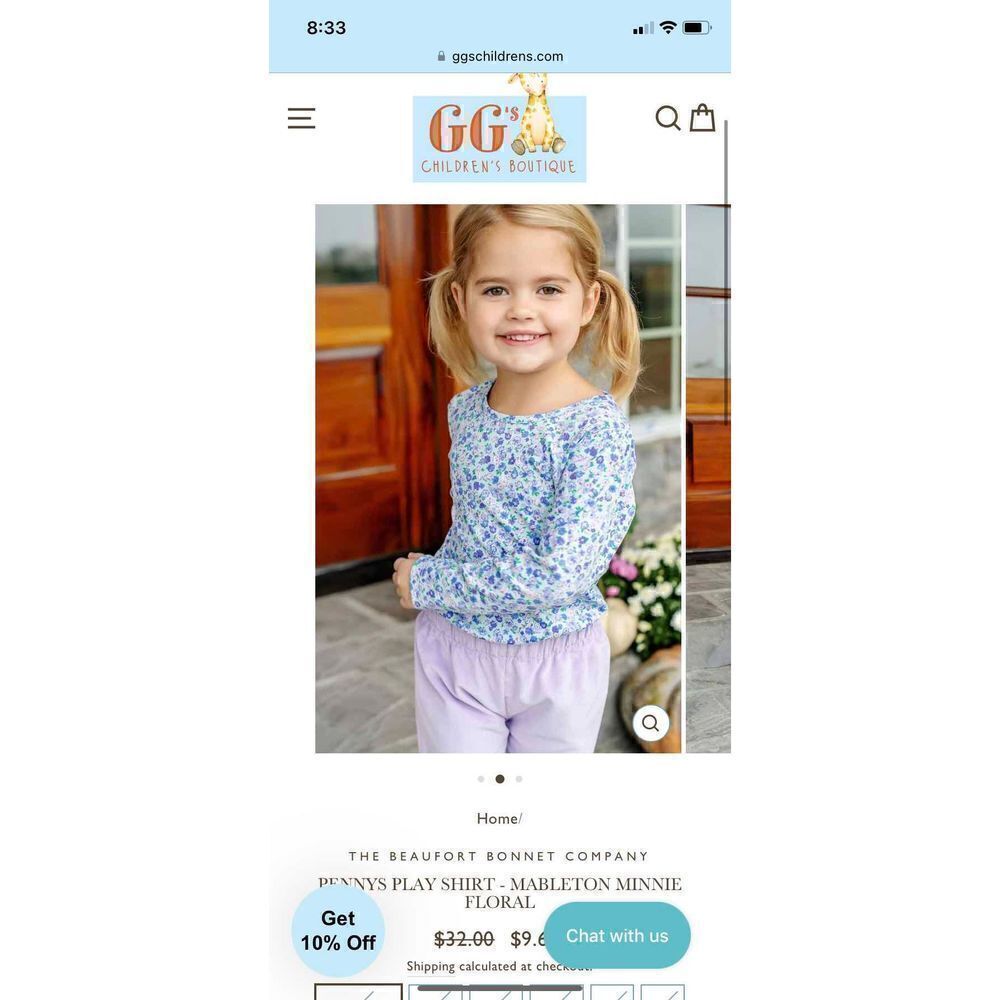 TBBC Pennys Play Shirt Long Sleeve Mableton Minnie Floral